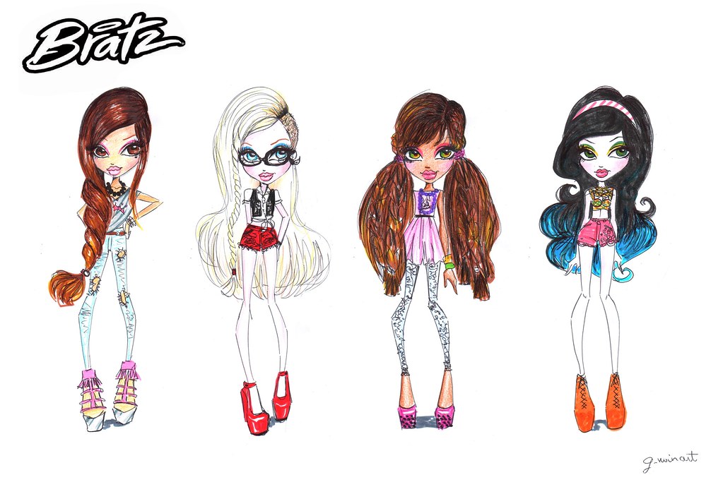 1023x700 the world's most recently posted photos of bratz and drawing - Bratz Drawing