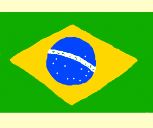 300x250 Brazil Flag Drawing - Brazil Flag Drawing