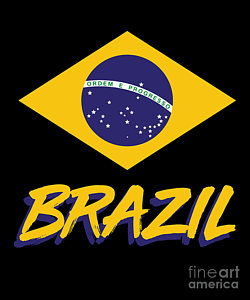 250x300 Country Flags Drawings Fine Art America - Brazil Flag Drawing