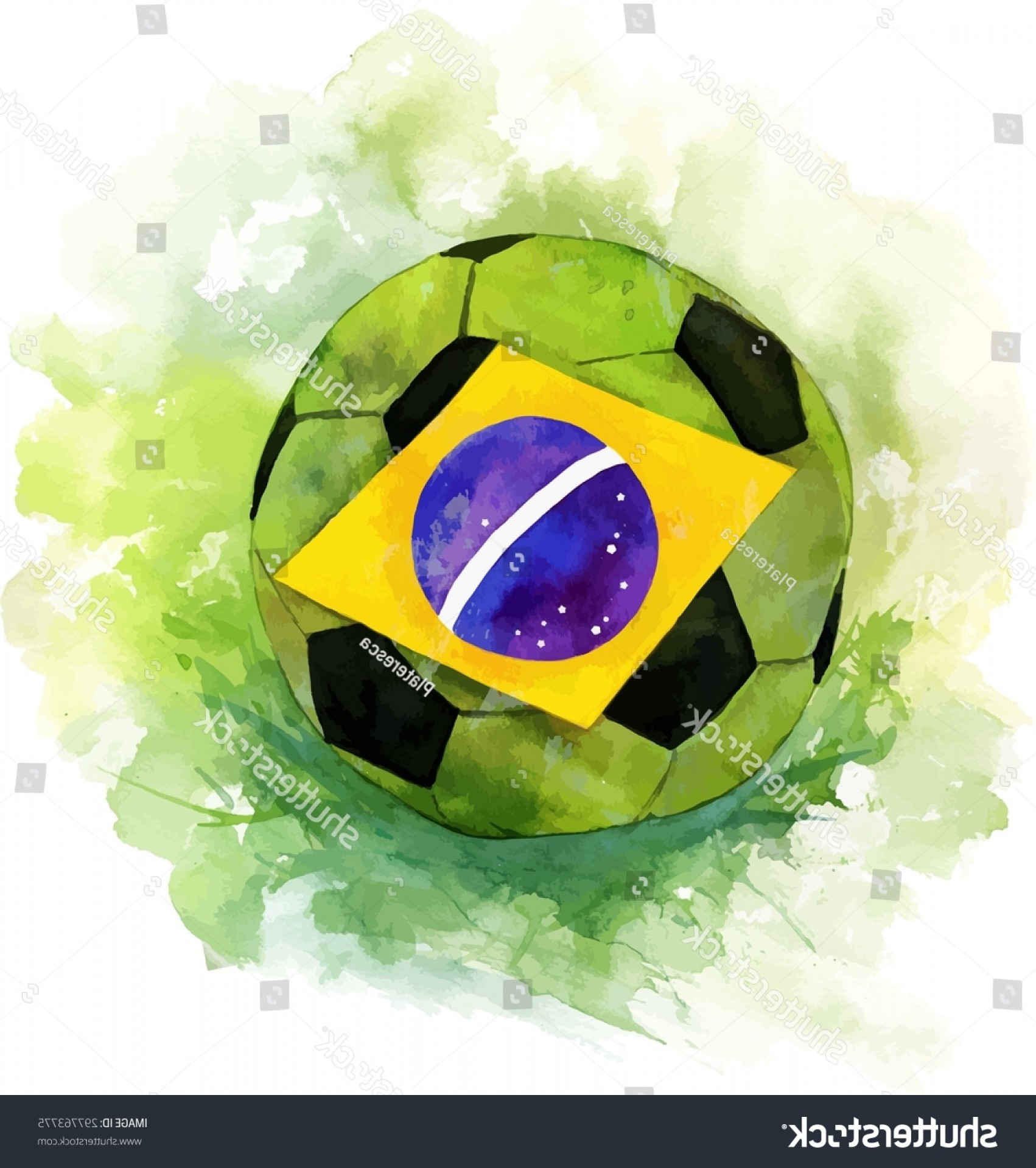 1702x1920 Drawing Football Soccer Ball Flag Brazil Lazttweet - Brazil Flag Drawing