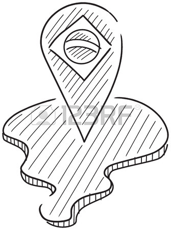 335x450 Brazil Flag Drawing - Brazil Flag Drawing