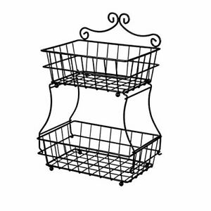 300x300 linkfu tier fruit bread basket removable screwless metal storage - Bread Basket Drawing