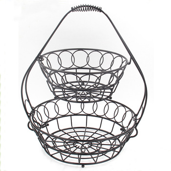 350x350 modern design tier iron wire bread basket - Bread Basket Drawing