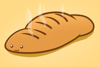 350x236 How To Draw How To Draw Bread - Bread Drawing