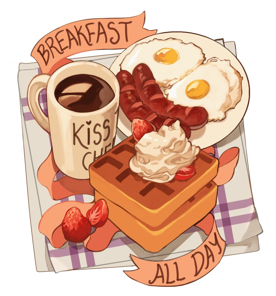 900x964 breakfast illustration food illustrations in food - Breakfast Drawing