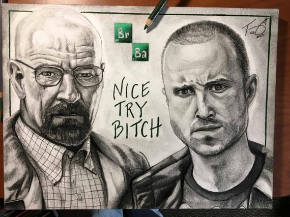 Breaking Bad Drawing At PaintingValley.com | Explore Collection Of ...