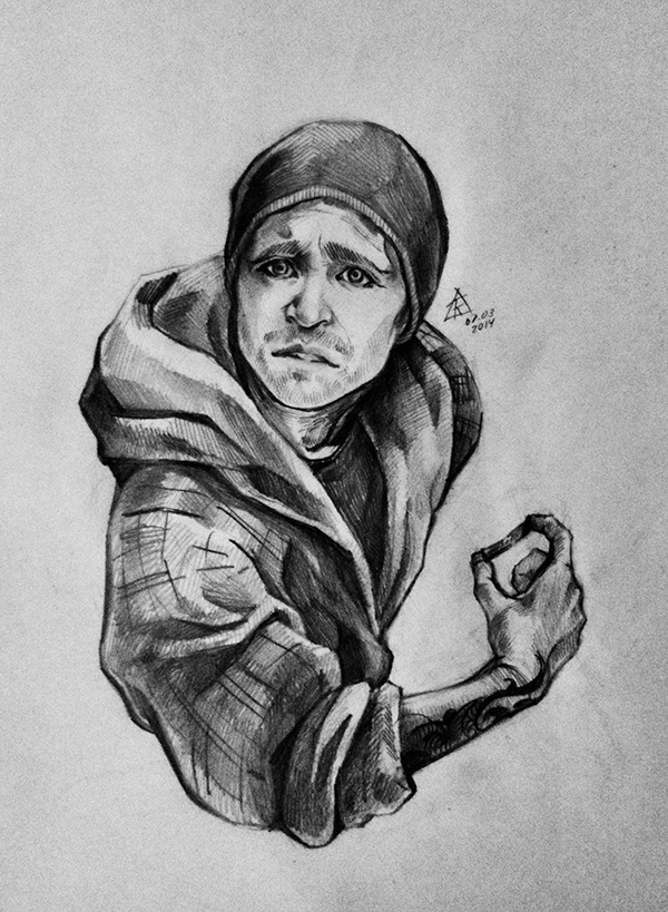 600x819 sketch breaking bad jesse pinkman on behance - Breaking Bad Drawing