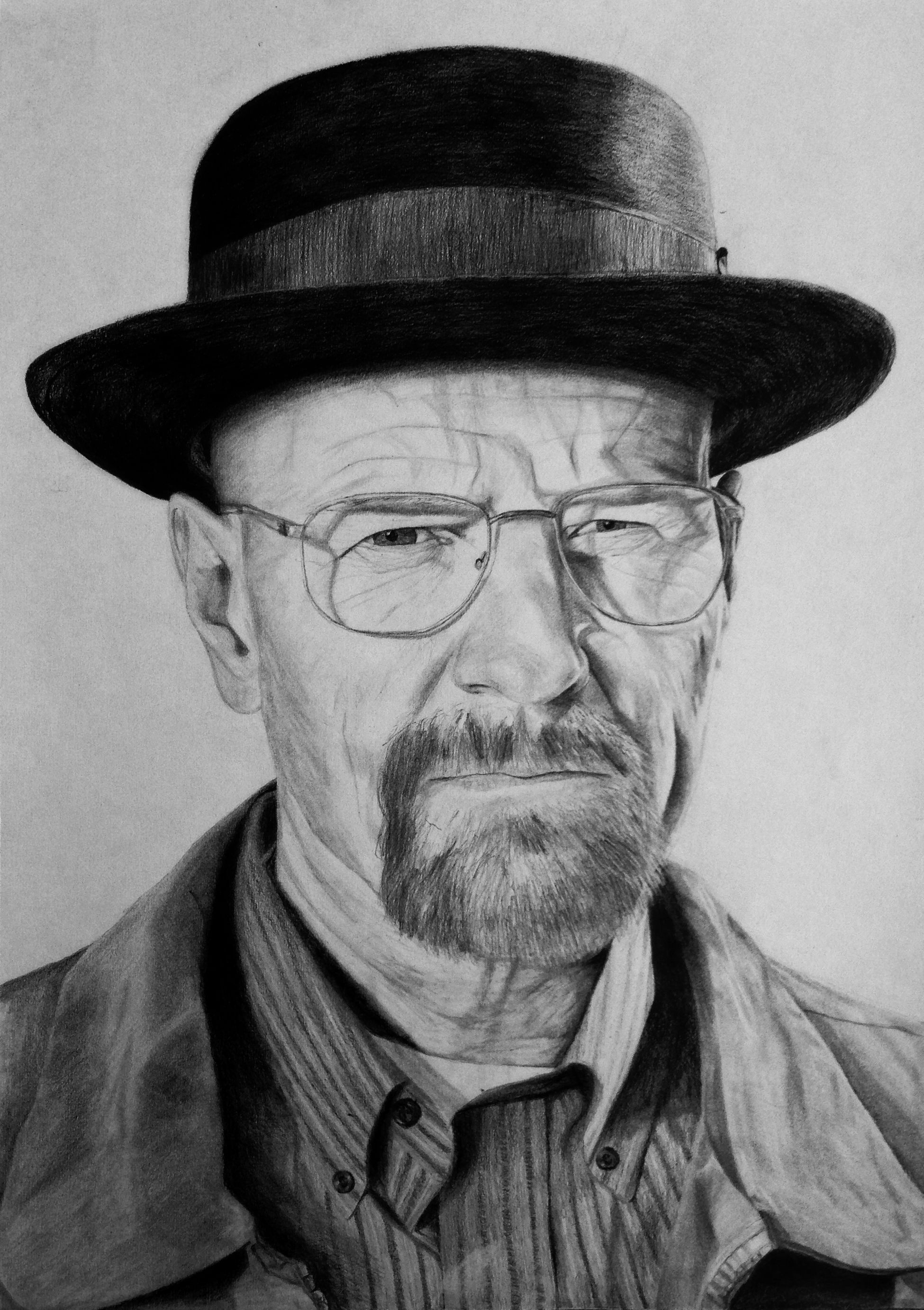 1950x2764 walter white - Breaking Bad Drawing