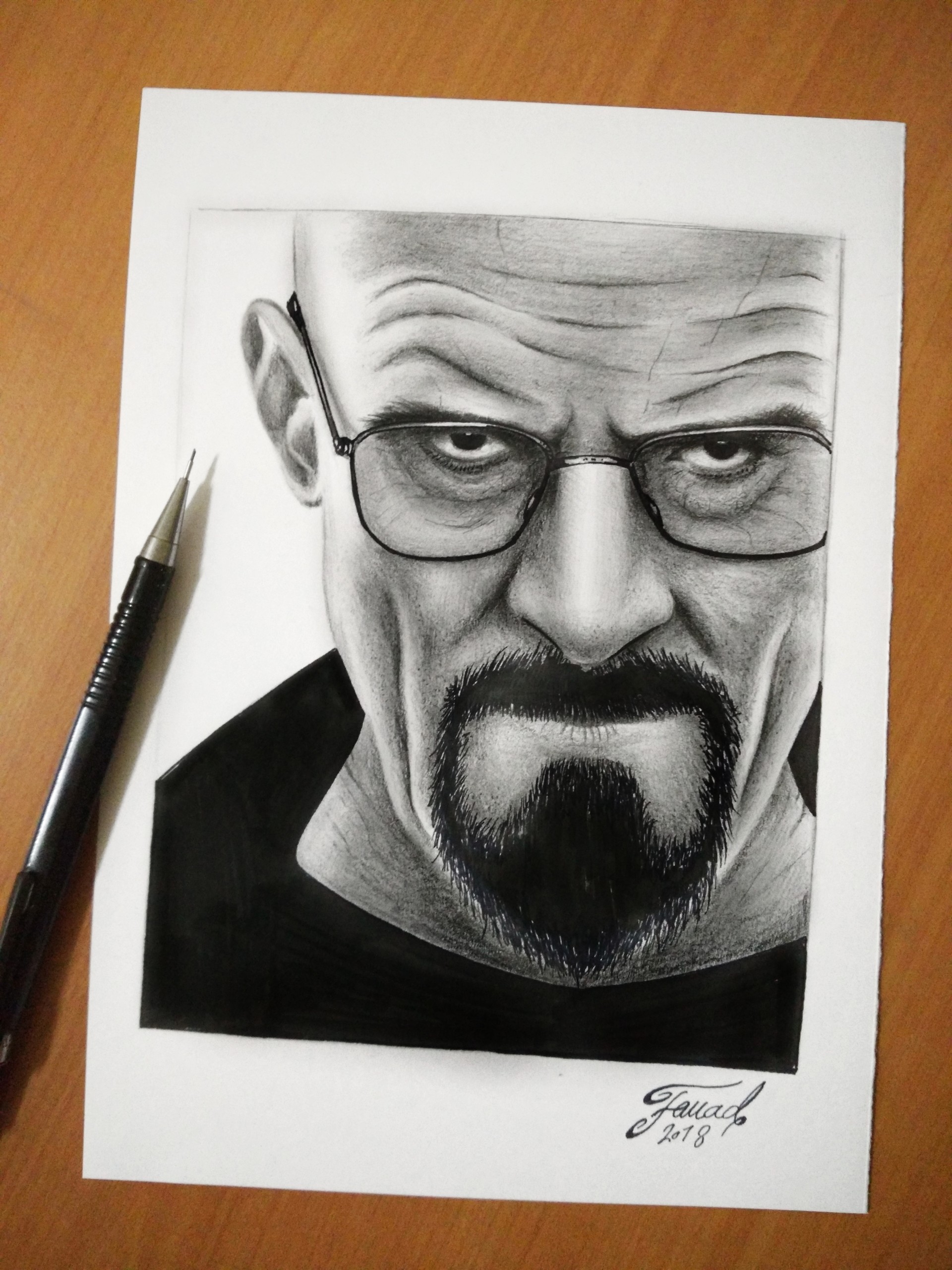 1920x2560 fouad zahiri - Breaking Bad Drawing