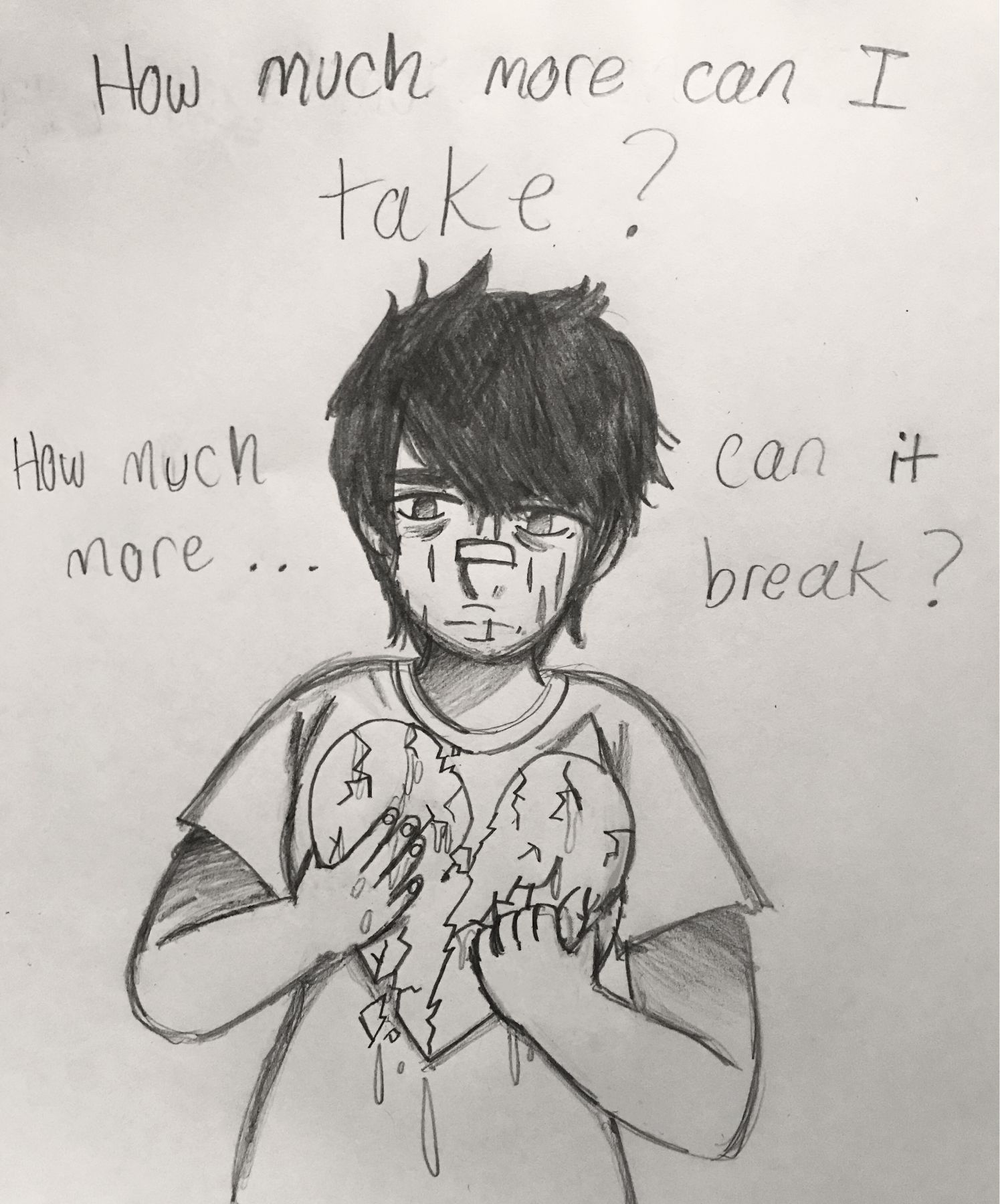 1495x1800 vent art because i went through a breakup a few days ago i'm - Breakup Drawings