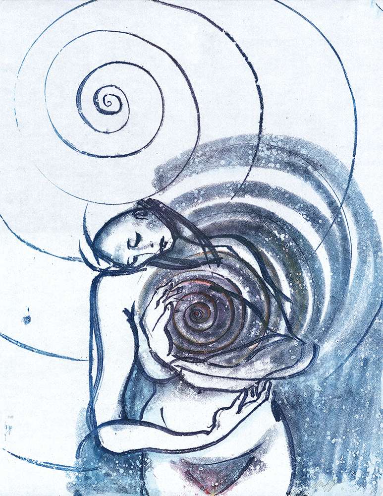 773x1000 inner portrait for healing from cancer center for touch drawing - Breast Cancer Drawings