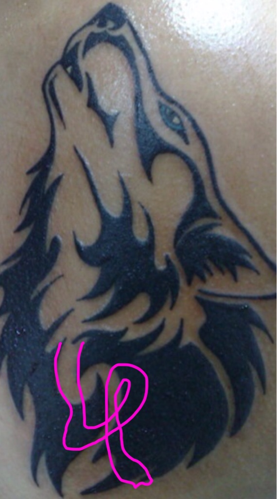 570x1024 request could someone draw this wolf design with the breast - Breast Cancer Drawings