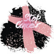 180x180 symbols of breast cancer awareness pink ribbon in brush strokes - Breast Cancer Ribbon Drawing