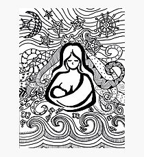 210x230 Breastfeeding Drawing Photographic Prints Redbubble - Breastfeeding Drawing