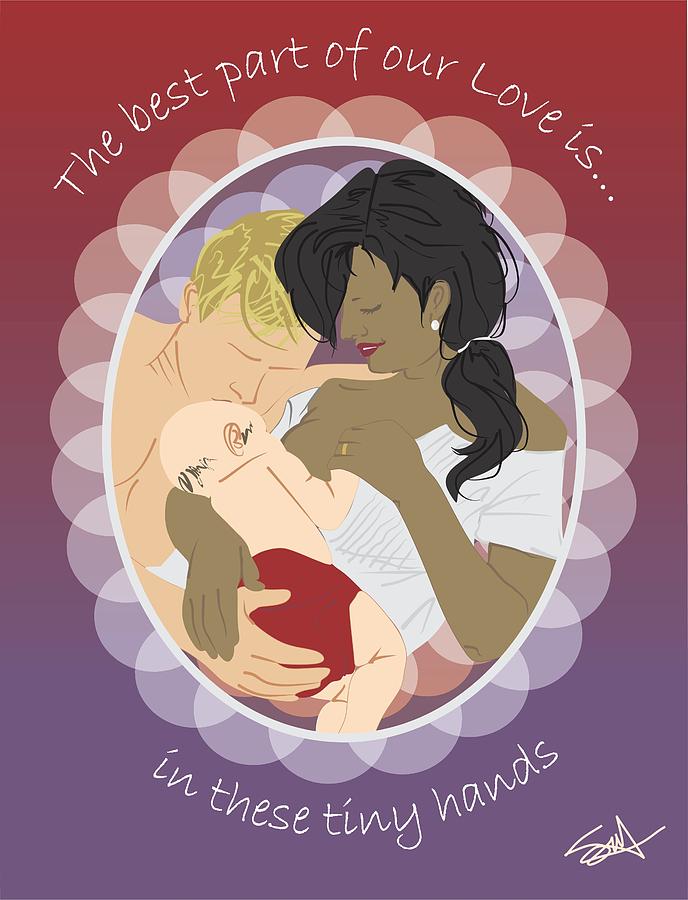 688x900 Breastfeeding Family Love Drawing - Breastfeeding Drawing