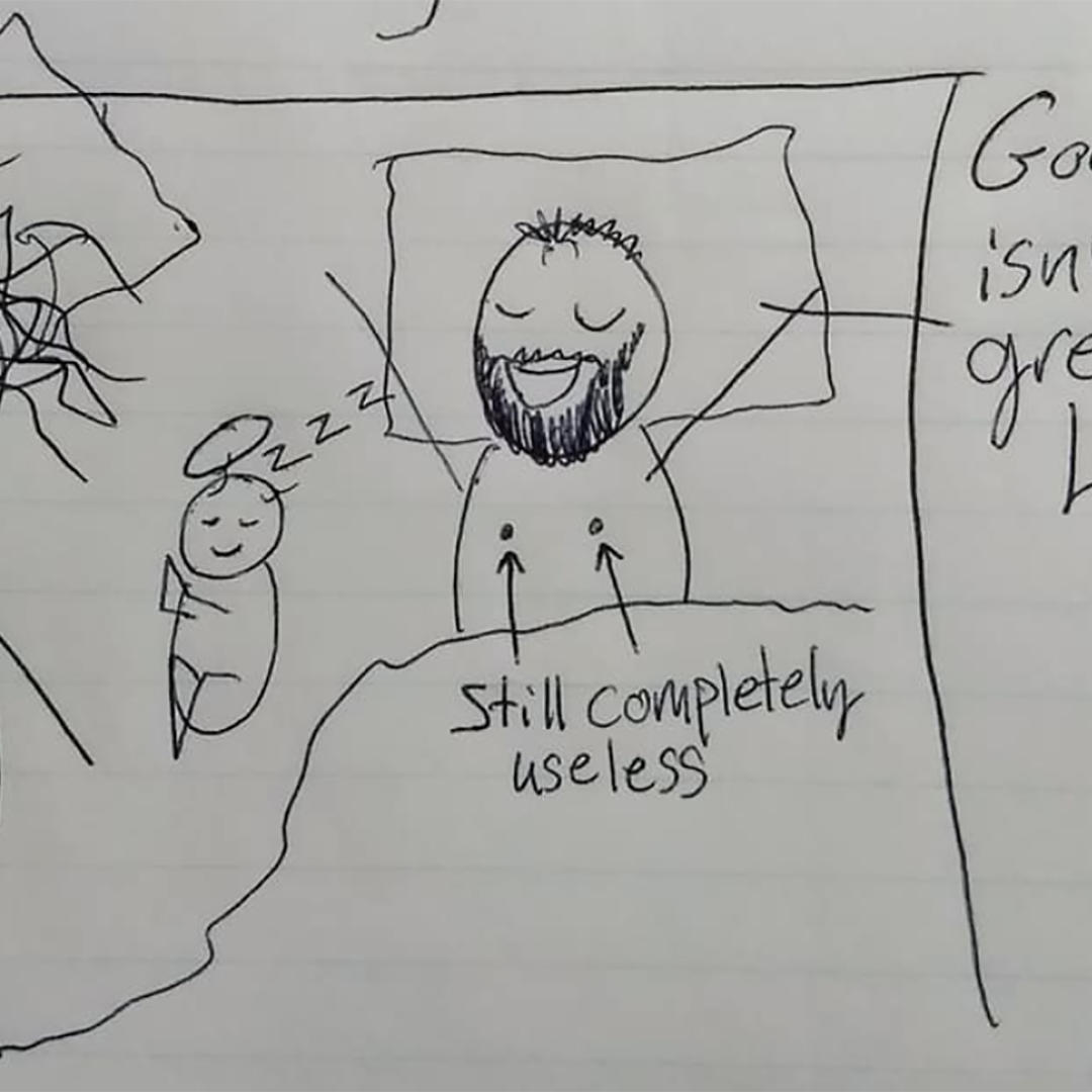 1080x1080 these breastfeeding doodles while dad sleeps are hilariously - Breastfeeding Drawing