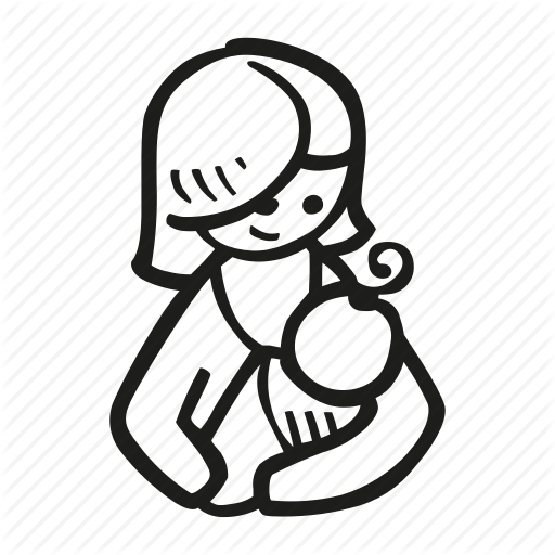 512x512 baby, baby shower, breastfeeding, mother to be, party, pregnancy icon - Breastfeeding Drawing