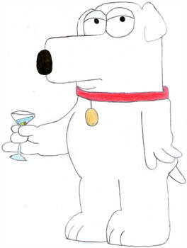 264x350 My First Drawing Of Brian Griffin - Brian Griffin Drawing