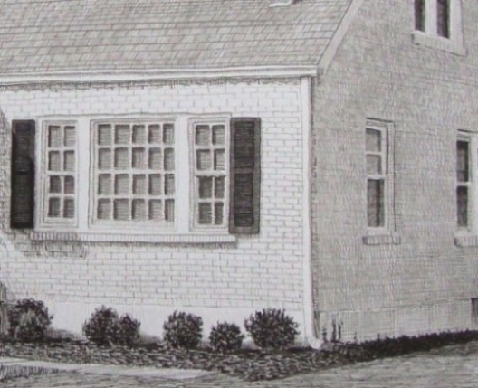 528x429 How Do You Draw Bricks - Brick Building Drawing