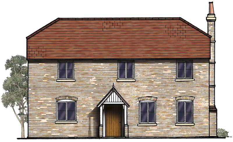 800x487 traditional two storey brick home with balcony homebuilding - Brick Building Drawing