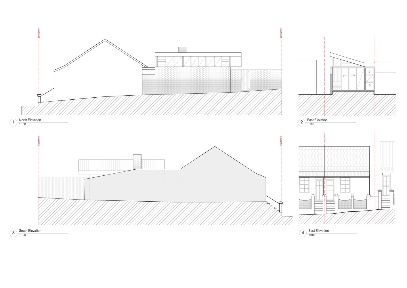 1415x1000 gallery of brick house bastian architecture - Brick House Drawing