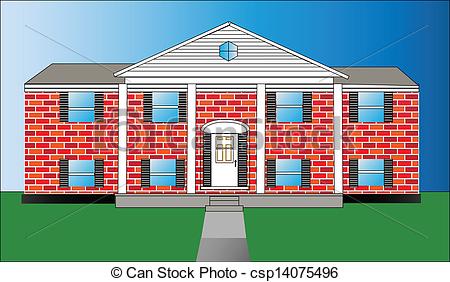 450x282 brick house clipart big brick house drawing - Brick House Drawing