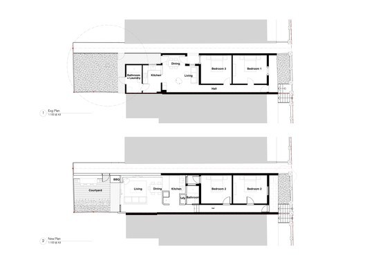 528x373 brick house bastian architecture free autocad blocks - Brick House Drawing