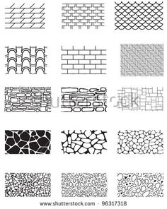 236x296 How To Draw Bricks - Brick Wall Texture Drawing