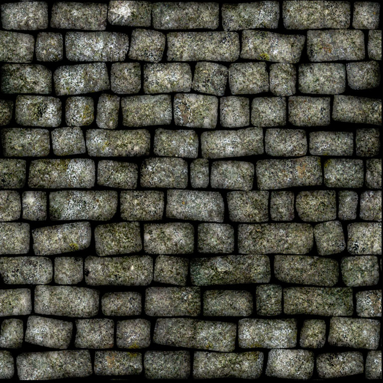 768x768 Photoshop Stone Wall Phase - Brick Wall Texture Drawing