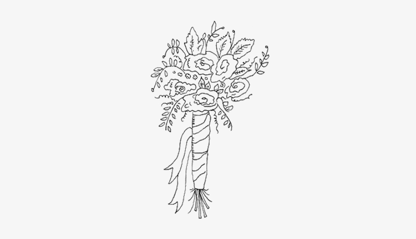 820x472 bridal bouquet drawing at getdrawings - Bridal Bouquet Drawing