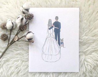340x270 custom mother of bride mother of groom grandmother of the etsy - Bride And Groom Drawing