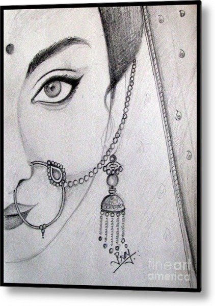 422x600 Indian Bride Drawing - Bride Drawing