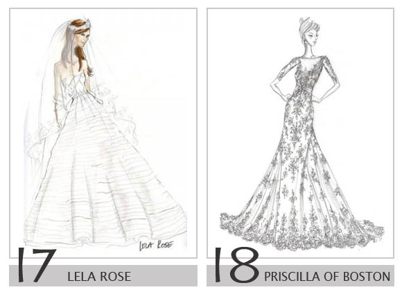 580x421 Royalty Wedding Dress Design Sketch Ideas For The Bride - Bride Dress Drawing