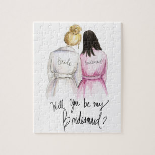307x307 bridesmaid jigsaw puzzles - Bridesmaid Drawing