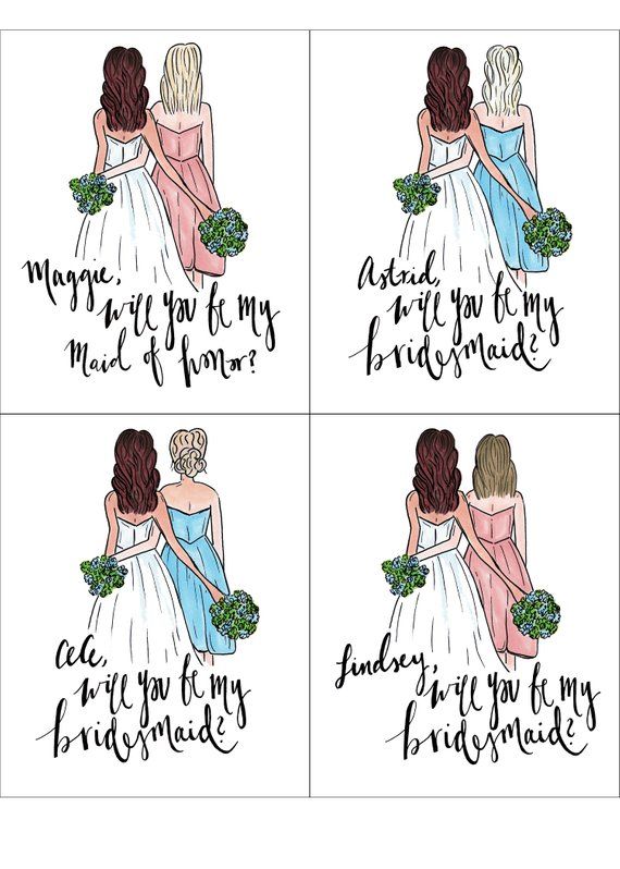 570x798 custom ornament - Bridesmaid Drawing