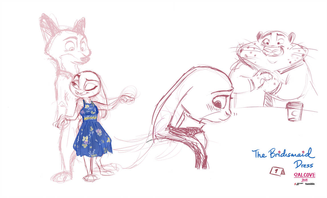 1149x696 the bridesmaid dress and the bunny - Bridesmaid Drawing