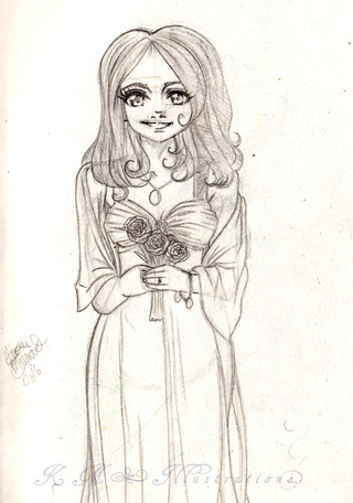 320x456 bridesmaid drawings on paigeeworld pictures of bridesmaid - Bridesmaid Drawing