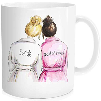425x425 bride gift for wedding day from maid of honor - Bridesmaid Drawing