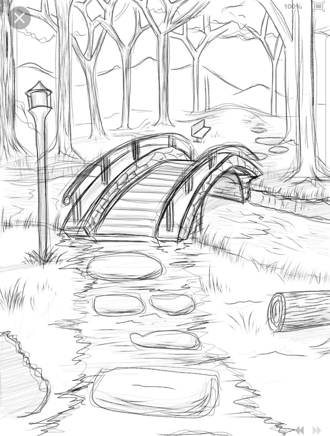1074x1417 bridge scene drawing drawings, pencil drawings, bridge drawing - Bridge Drawing
