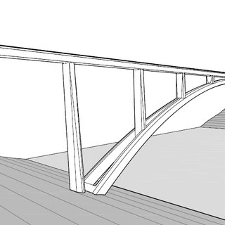 320x320 Perspective Drawing Of The Almonte Bridge Source Construction - Bridge Perspective Drawing