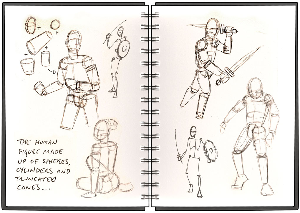 1019x722 drawing the human figure from the imagination mini brief - Brief Drawing