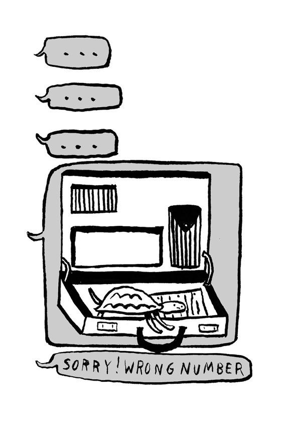 570x855 Turtle Briefcase Drawing - Briefcase Drawing