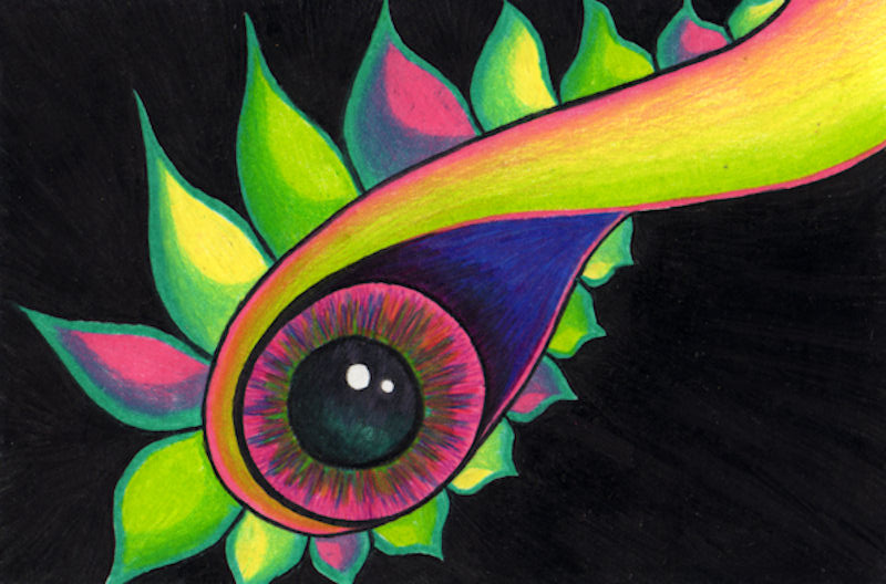 800x528 Simple Psychedelic Drawing Annie's Art Blog - Bright Drawings