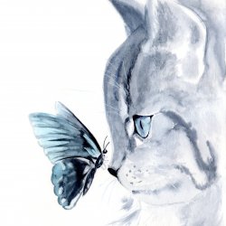 250x250 watercolor drawings of bright fish and corals - Bright Drawings