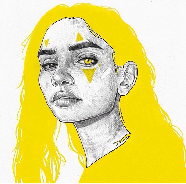 640x634 shine adriannahopexo art in art - Bright Drawings