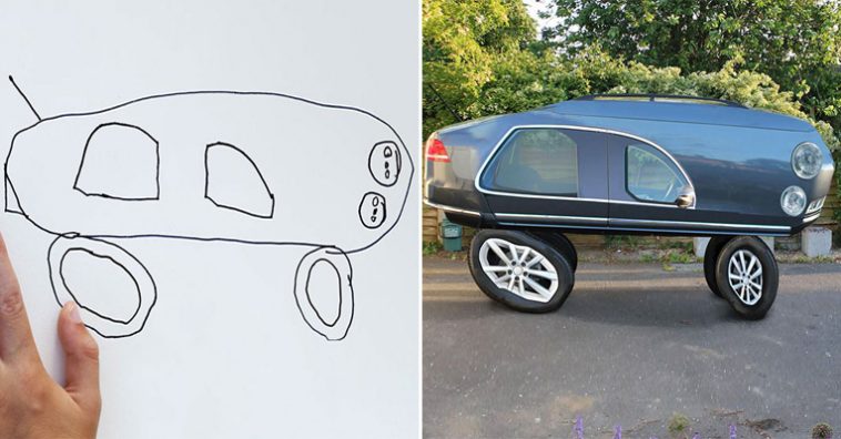 758x396 brilliant dad turns his year old 's son drawings into reality - Brilliant Drawings