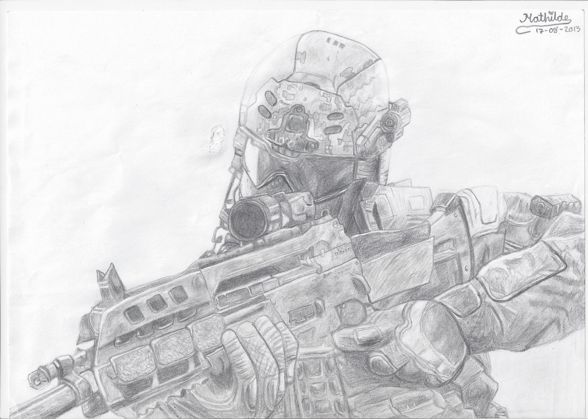 2382x1700 pencil drawing of soldier and pencil drawing of soldier cod black - Brilliant Drawings