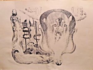 300x227 psychotic art brilliant and disturbing pencil drawing on paper - Brilliant Drawings