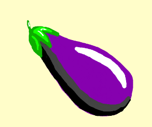 300x250 shiny eggplant drawing - Brinjal Drawing