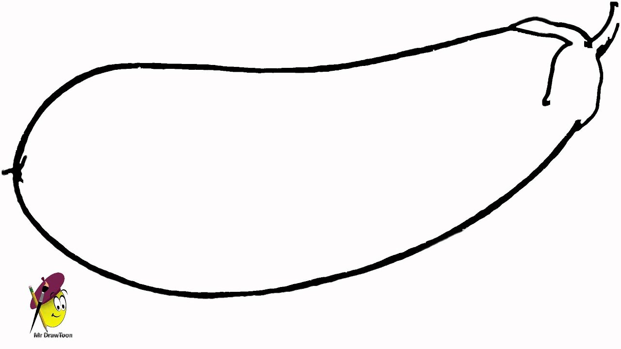 1280x720 brinjal - Brinjal Drawing